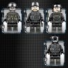 SEMBO 102407 non  ĐỘI ĐẶC NHIỆM BLACK HAWK BẢO VỆ NGÂN HÀNG bộ đồ chơi xếp lắp ráp ghép mô hình Swat Special Force 549 khối