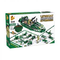 PanlosBrick 633045 Panlos Brick 633045 non  THUYỀN CỨU SINH JEDI bộ đồ chơi xếp lắp ráp ghép mô hình Pubg Battlegrounds BATTLEGROUNDS LIFEBOAT Bắn Súng 580 khối
