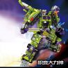 LIMO TOY KB086 SEMBO 103081 103082 103083 103084 103085 103086 non  NGƯỜI MÁY BIẾN HÌNH KẾT HỢP 6 MẪU XE PHƯƠNG TIỆN XÂY DỰNG bộ đồ chơi xếp lắp ráp ghép mô hình Transformers MECHA OF STEEL Robot Đại Chiến Người Máy Biến Hình 709 khối