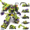 LIMO TOY KB086 SEMBO 103081 103082 103083 103084 103085 103086 non  NGƯỜI MÁY BIẾN HÌNH KẾT HỢP 6 MẪU XE PHƯƠNG TIỆN XÂY DỰNG bộ đồ chơi xếp lắp ráp ghép mô hình Transformers MECHA OF STEEL Robot Đại Chiến Người Máy Biến Hình 709 khối