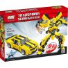 GUDI 8715 QIZHILE 31014 non  ROBOT BIẾN HÌNH BUMBLEBEE BẢN NÂNG CẤP bộ đồ chơi xếp lắp ráp ghép mô hình Transformers TRANSFORM SERIES Robot Đại Chiến Người Máy Biến Hình 584 khối
