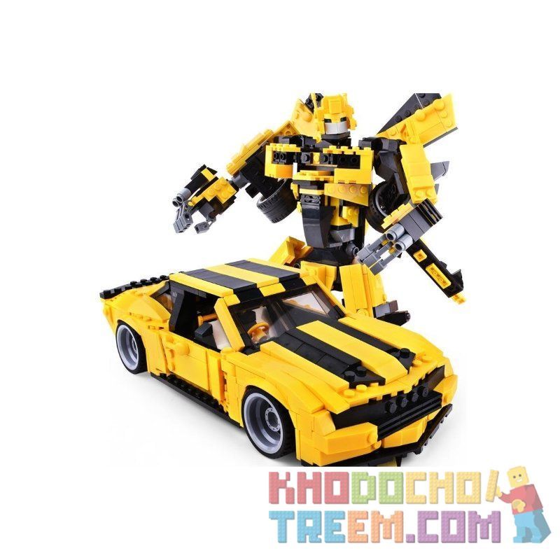 GUDI 8715 Xếp hình kiểu Lego TRANSFORMERS Transform Series Robot biến hình: bumblebee bản nâng cấp lắp được 2 mẫu 584 khối GUDI 8715 Xếp hình kiểu Lego TRANSFORMERS Transform Series Robot biến hình: bumblebee bản nâng cấp lắp được 2 mẫu 584 khối