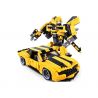 GUDI 8715 QIZHILE 31014 non  ROBOT BIẾN HÌNH BUMBLEBEE BẢN NÂNG CẤP bộ đồ chơi xếp lắp ráp ghép mô hình Transformers TRANSFORM SERIES Robot Đại Chiến Người Máy Biến Hình 584 khối