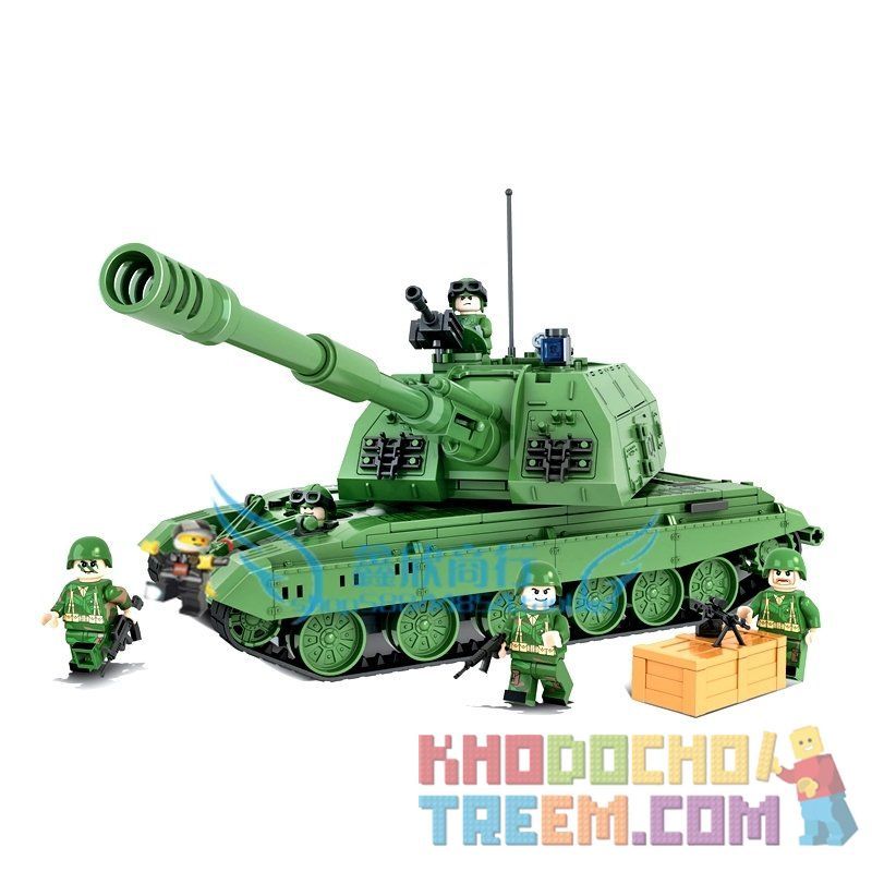 Winner 8102 Xếp hình kiểu Lego TANK BATTLE TankBattle War Hero 2S19 Self-propelled Howitzer Xe Tăng Chiến Đấu 533 khối Winner 8102 Xếp hình kiểu Lego TANK BATTLE TankBattle War Hero 2S19 Self-propelled Howitzer Xe Tăng Chiến Đấu 533 khối