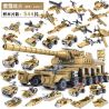 Kazi KY84031 84031 non  CUỘC CHIẾN CHẤN ĐỘNG KHẨU SIÊU PHÁO VÀ 16 VŨ KHÍ MẠNH MẼ bộ đồ chơi xếp lắp ráp ghép mô hình Military Army THUNDER FIRE Quân Sự Bộ Đội 544 khối
