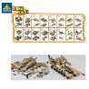 Kazi KY84031 84031 non  CUỘC CHIẾN CHẤN ĐỘNG KHẨU SIÊU PHÁO VÀ 16 VŨ KHÍ MẠNH MẼ bộ đồ chơi xếp lắp ráp ghép mô hình Military Army THUNDER FIRE Quân Sự Bộ Đội 544 khối