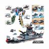 GUDI 8717 non  ĐỘI HÌNH SIÊU NHIÊN SÁU TRONG MỘT THẦN BÃO CHIẾN TRANH VÀ BIỆT PHẢN ỨNG NHANH bộ đồ chơi xếp lắp ráp ghép mô hình Military Army SUPER SENTAI Quân Sự Bộ Đội 543 khối