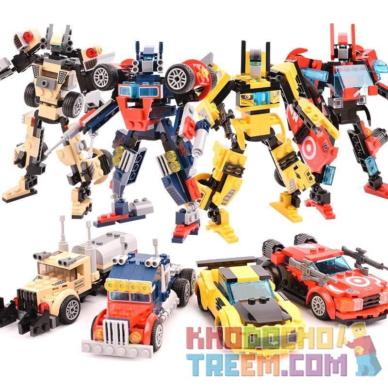 GUDI 8708 8708A 8708B 8708C 8708D Xếp hình kiểu Lego TRANSFORMERS Transform Series Người máy biến hình: 4 người máy của đoàn quân Optimus gồm 4 hộp nhỏ lắp được 8 mẫu 490 khối GUDI 8708 8708A 8708B 8708C 8708D Xếp hình kiểu Lego TRANSFORMERS Transform Series Người máy biến hình: 4 người máy của đoàn quân Optimus gồm 4 hộp nhỏ lắp được 8 mẫu 490 khối