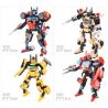 GUDI 8708A 8708B 8708C 8708D non  NGƯỜI MÁY BIẾN HÌNH 4 CỦA ĐOÀN QUÂN OPTIMUS bộ đồ chơi xếp lắp ráp ghép mô hình Transformers TRANSFORM SERIES Robot Đại Chiến Người Máy Biến Hình 490 khối