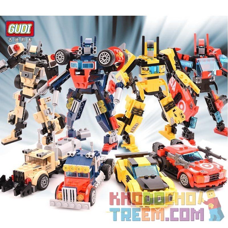 GUDI 8708A 8708B 8708C 8708D non  NGƯỜI MÁY BIẾN HÌNH 4 CỦA ĐOÀN QUÂN OPTIMUS bộ đồ chơi xếp lắp ráp ghép mô hình Transformers TRANSFORM SERIES Robot Đại Chiến Người Máy Biến Hình 490 khối GUDI 8708A 8708B 8708C 8708D non  NGƯỜI MÁY BIẾN HÌNH 4 CỦA ĐOÀN QUÂN OPTIMUS bộ đồ chơi xếp lắp ráp ghép mô hình Transformers TRANSFORM SERIES Robot Đại Chiến Người Máy Biến Hình 490 khối