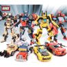 GUDI 8708A 8708B 8708C 8708D non  NGƯỜI MÁY BIẾN HÌNH 4 CỦA ĐOÀN QUÂN OPTIMUS bộ đồ chơi xếp lắp ráp ghép mô hình Transformers TRANSFORM SERIES Robot Đại Chiến Người Máy Biến Hình 490 khối