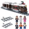 Winner 5090 non  TÀU ĐIỆN CHỞ KHÁCH 2 TOA bộ đồ chơi xếp lắp ráp ghép mô hình Trains Tàu Hỏa 923 khối