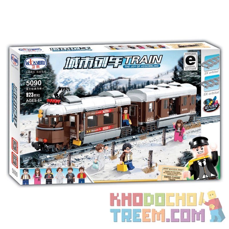 Winner 5090 non  TÀU ĐIỆN CHỞ KHÁCH 2 TOA bộ đồ chơi xếp lắp ráp ghép mô hình Trains Tàu Hỏa 923 khối Winner 5090 non  TÀU ĐIỆN CHỞ KHÁCH 2 TOA bộ đồ chơi xếp lắp ráp ghép mô hình Trains Tàu Hỏa 923 khối