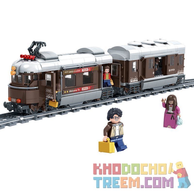 Winner 5090 Xếp hình kiểu Lego TRAINS Urban Train Swiss Classic Train ...