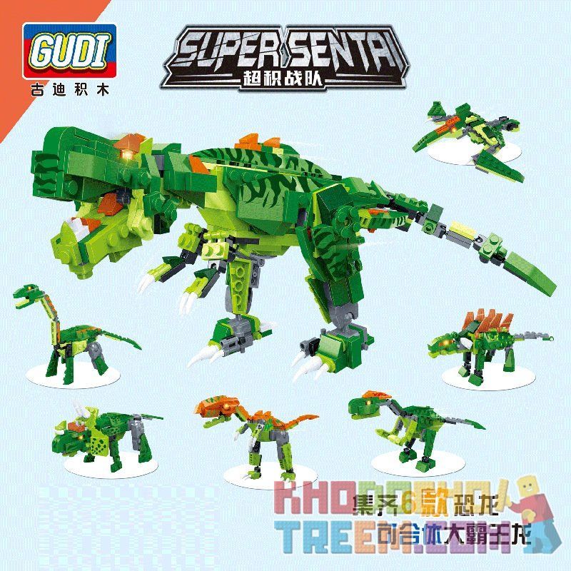 GUDI 8705A 8705B 8705C 8705D 8705E 8705F non  KHỦNG LONG BẠO CHÚA BIẾN HÌNH 6 TRONG 1 bộ đồ chơi xếp lắp ráp ghép mô hình Power Rangers Super Sentai 5 Anh Em Siêu Nhân 472 khối GUDI 8705A 8705B 8705C 8705D 8705E 8705F non  KHỦNG LONG BẠO CHÚA BIẾN HÌNH 6 TRONG 1 bộ đồ chơi xếp lắp ráp ghép mô hình Power Rangers Super Sentai 5 Anh Em Siêu Nhân 472 khối