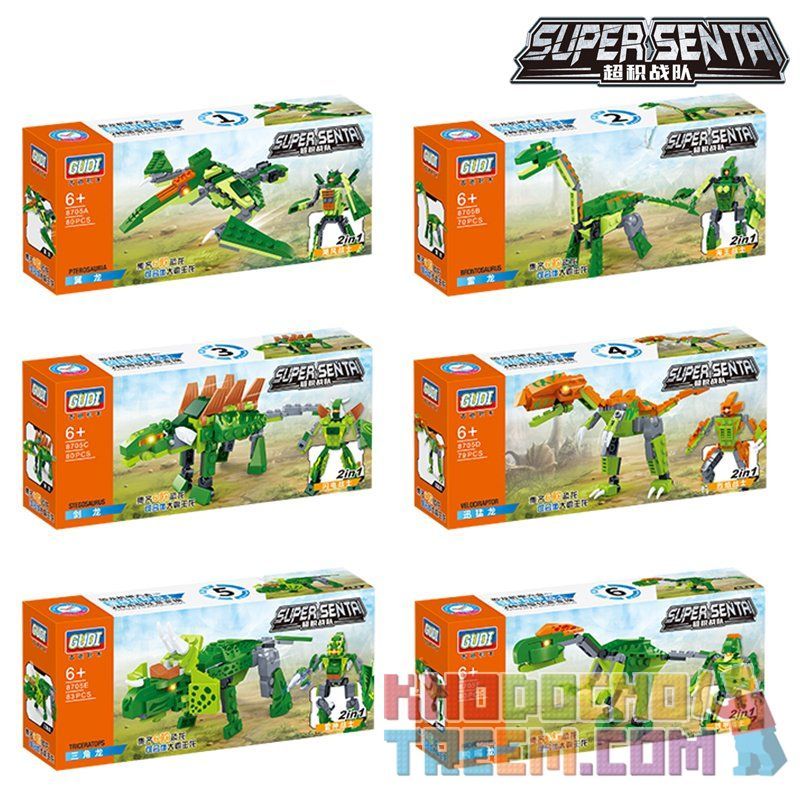 GUDI 8705A 8705B 8705C 8705D 8705E 8705F non  KHỦNG LONG BẠO CHÚA BIẾN HÌNH 6 TRONG 1 bộ đồ chơi xếp lắp ráp ghép mô hình Power Rangers Super Sentai 5 Anh Em Siêu Nhân 472 khối GUDI 8705A 8705B 8705C 8705D 8705E 8705F non  KHỦNG LONG BẠO CHÚA BIẾN HÌNH 6 TRONG 1 bộ đồ chơi xếp lắp ráp ghép mô hình Power Rangers Super Sentai 5 Anh Em Siêu Nhân 472 khối