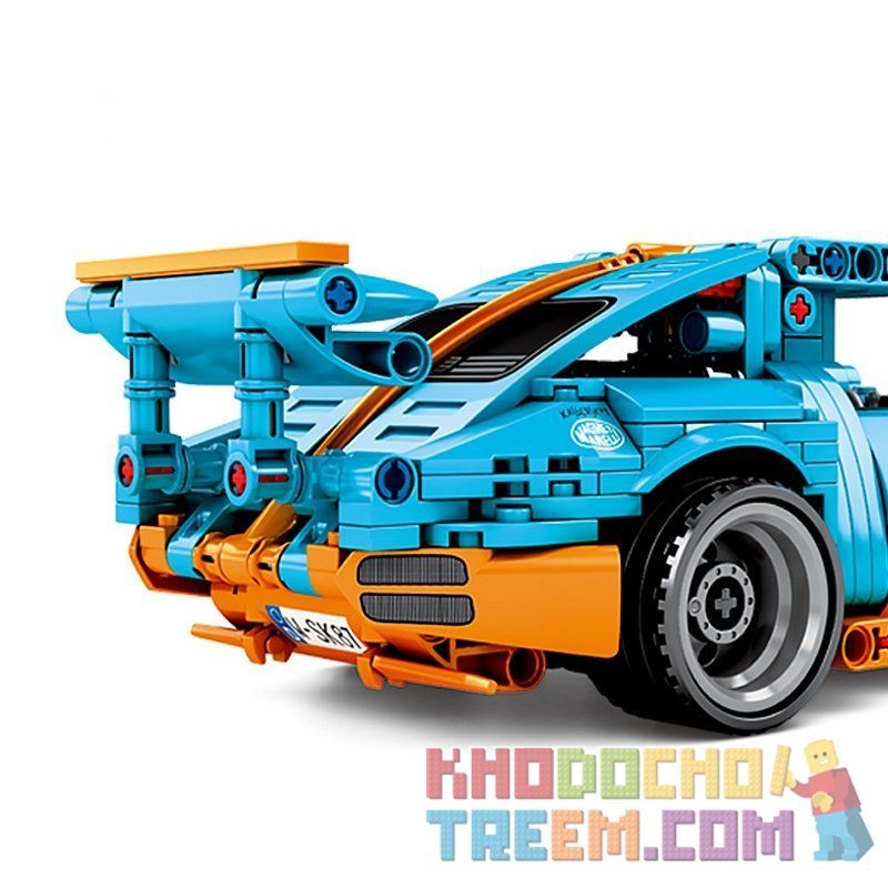 IBLOCK PL-920-144 920-144 PL920-144 SEMBO 701502 non  XE ĐUA THỂ THAO bộ đồ chơi xếp lắp ráp ghép mô hình  PORSCHO Kỹ Thuật Công Nghệ Cao Mô Hình Phương Tiện 517 khối