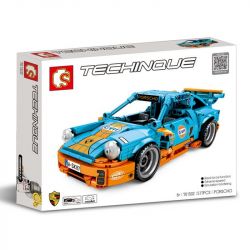 IBLOCK PL-920-144 920-144 PL920-144 SEMBO 701502 non  XE ĐUA THỂ THAO bộ đồ chơi xếp lắp ráp ghép mô hình  PORSCHO Kỹ Thuật Công Nghệ Cao Mô Hình Phương Tiện 517 khối