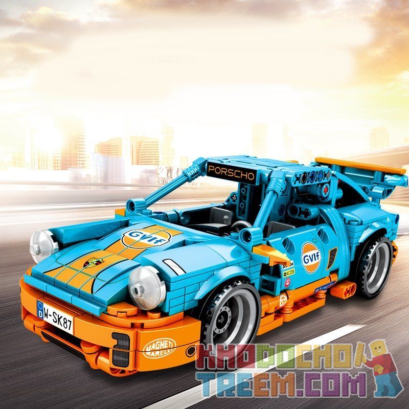 IBLOCK PL-920-144 920-144 PL920-144 SEMBO 701502 non  XE ĐUA THỂ THAO bộ đồ chơi xếp lắp ráp ghép mô hình  PORSCHO Kỹ Thuật Công Nghệ Cao Mô Hình Phương Tiện 517 khối
