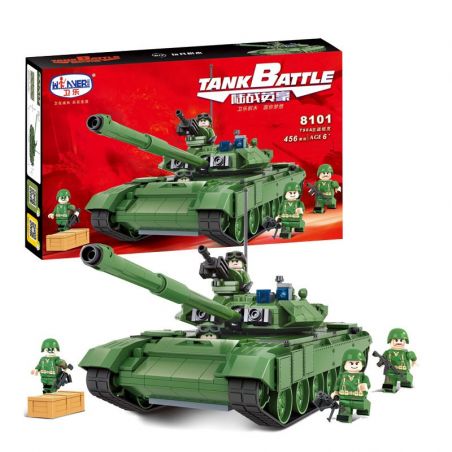 Winner 8101 non  XE TĂNG CHIẾN ĐẤU CHỦ LỰC T90A bộ đồ chơi xếp lắp ráp ghép mô hình Tank Battle TANKBATTLE Xe Tăng Đối Đầu 456 khối