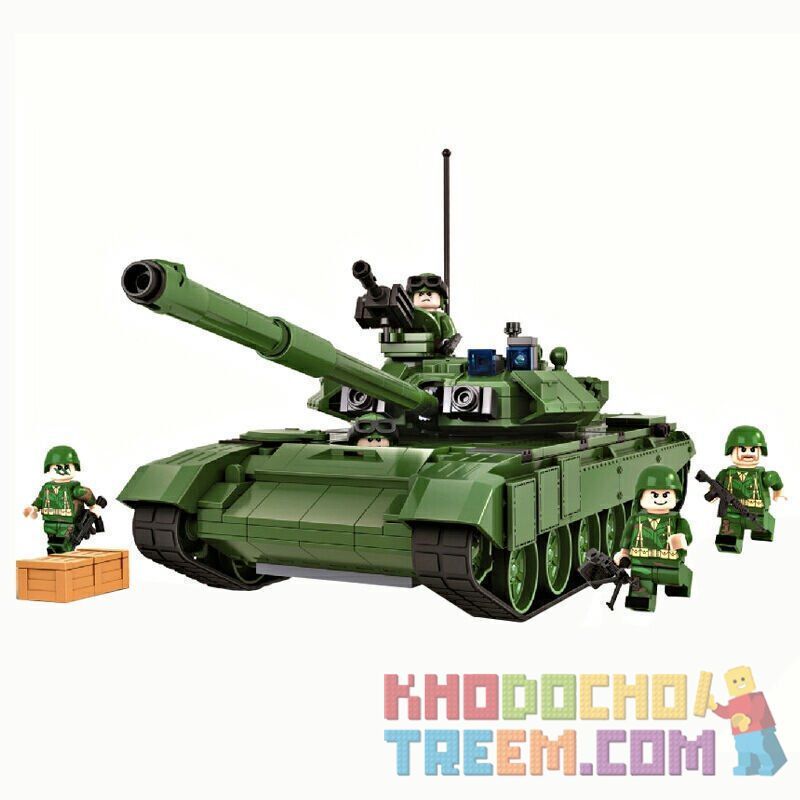Winner 8101 non Lego XE TĂNG CHIẾN ĐẤU CHỦ LỰC T90A bộ đồ chơi xếp lắp ráp ghép mô hình Tank Battle TANKBATTLE Xe Tăng Đối Đầu 456 khối