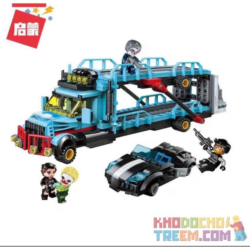Enlighten 1929 Qman 1929 KEEPPLEY 1929 Xếp hình kiểu Lego POLICE Hunt Down The Transporter Săn lùng người vận chuyển 441 khối Enlighten 1929 Qman 1929 KEEPPLEY 1929 Xếp hình kiểu Lego POLICE Hunt Down The Transporter Săn lùng người vận chuyển 441 khối