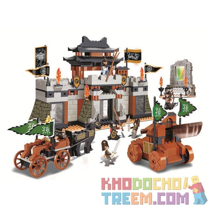 Sluban M38-B0265 B0265 0265 Xếp hình kiểu LEGO Castle Tam Quốc - Trận chiến Kỳ Hoa 445 khối Sluban M38-B0265 B0265 0265 Xếp hình kiểu LEGO Castle Tam Quốc - Trận chiến Kỳ Hoa 445 khối
