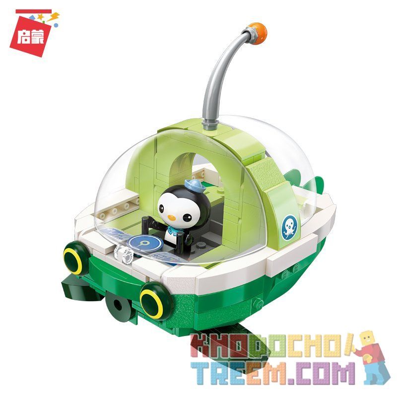 Enlighten 3712 Qman 3712 non  BỘ TÀU CỨU HỘ bộ đồ chơi xếp lắp ráp ghép mô hình Octonauts Thám Hiểm Đại Dương 429 khối