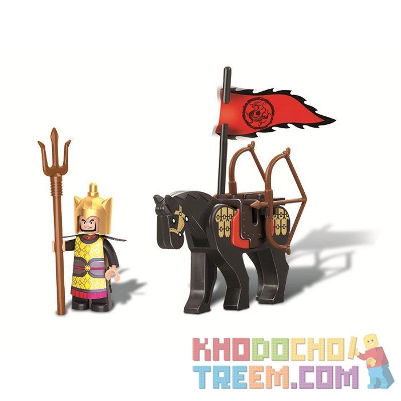 Sluban M38-B0258 Xếp hình kiểu LEGO Castle three kingdoms Ngựa Chiến Của Lưu Bị 13 khối Sluban M38-B0258 Xếp hình kiểu LEGO Castle three kingdoms Ngựa Chiến Của Lưu Bị 13 khối