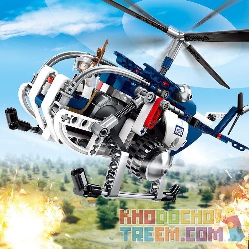 SHENG YUAN SY 7004 Xếp hình kiểu Lego TECHNIC PlayerUnknown's Battlegrounds Chicken Fighting Helicopter Pull Back Trực Thăng Chiến đấu Trong Game Battlegrounds 251 khối SHENG YUAN SY 7004 Xếp hình kiểu Lego TECHNIC PlayerUnknown's Battlegrounds Chicken Fighting Helicopter Pull Back Trực Thăng Chiến đấu Trong Game Battlegrounds 251 khối