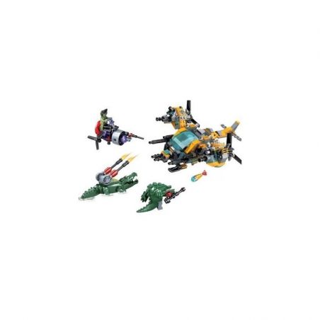Winner 5060 non  CÁ SẤU TẤN CÔNG bộ đồ chơi xếp lắp ráp ghép mô hình Crocodile Special Forces Cá Sấu Đặc Nhiệm 391 khối