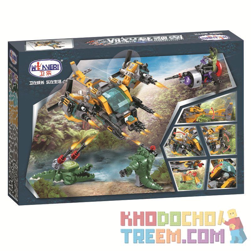 Winner 5060 non  CÁ SẤU TẤN CÔNG bộ đồ chơi xếp lắp ráp ghép mô hình Crocodile Special Forces Cá Sấu Đặc Nhiệm 391 khối