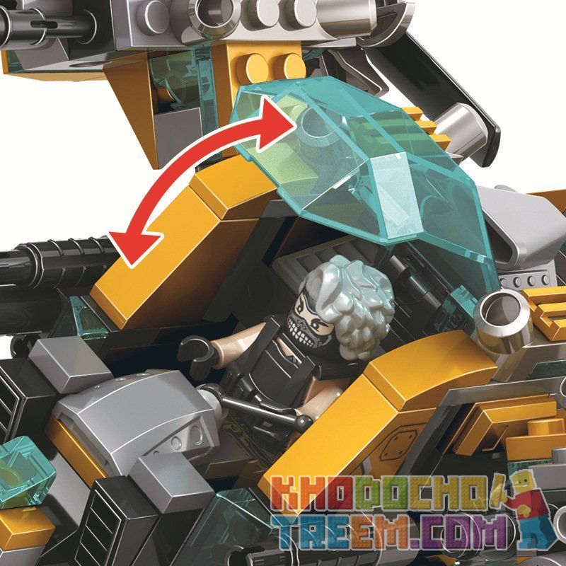 Winner 5060 non  CÁ SẤU TẤN CÔNG bộ đồ chơi xếp lắp ráp ghép mô hình Crocodile Special Forces Cá Sấu Đặc Nhiệm 391 khối