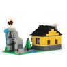 WANGE 3311 non  NGÔI NHÀ TRÊN NÚI bộ đồ chơi xếp lắp ráp ghép mô hình City MOUNTAIN HUT Thành Phố 389 khối