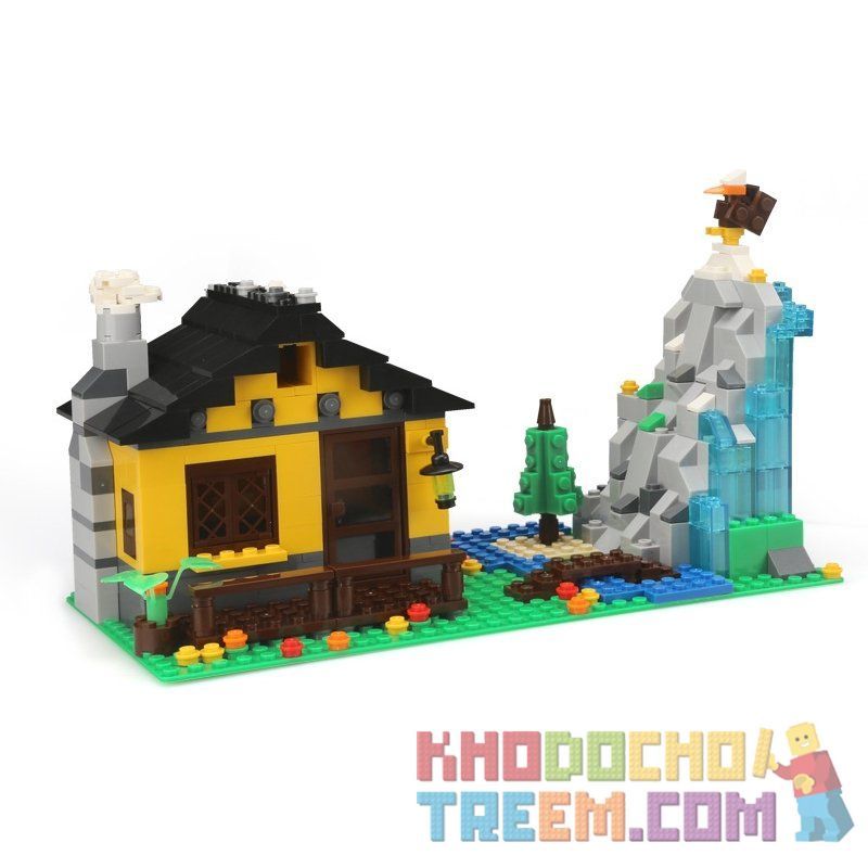 DR.LUCK 3311 WANGE 3311 Xếp hình kiểu Lego CITY Mountain Hut Ngôi nhà trên núi 389 khối DR.LUCK 3311 WANGE 3311 Xếp hình kiểu Lego CITY Mountain Hut Ngôi nhà trên núi 389 khối