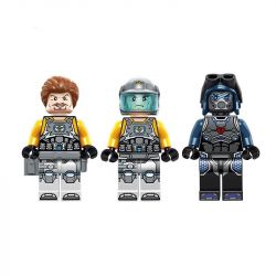 Enlighten 2716 Qman 2716 non  MÁY BAY NÉM BOM TIA CHỚP ĐEN bộ đồ chơi xếp lắp ráp ghép mô hình The High-Tech Era Kỷ Nguyên Công Nghệ Cao 381 khối