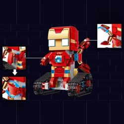 MouldKing 13038 Mould King 13038 non  NGƯỜI SẮT bộ đồ chơi xếp lắp ráp ghép mô hình Walking Brick WALKING BRICK IRON-BLOCK MAN Búp Bê Biết Đi 388 khối