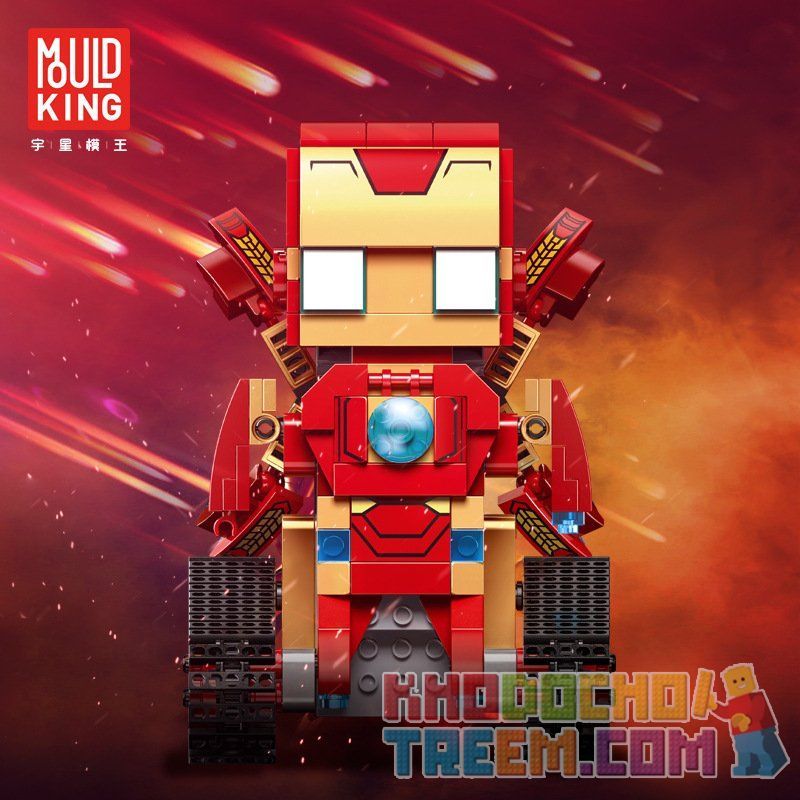 MouldKing 13038 Mould King 13038 non  NGƯỜI SẮT bộ đồ chơi xếp lắp ráp ghép mô hình Walking Brick WALKING BRICK IRON-BLOCK MAN Búp Bê Biết Đi 388 khối