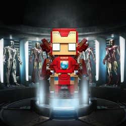 MouldKing 13038 Mould King 13038 non  NGƯỜI SẮT bộ đồ chơi xếp lắp ráp ghép mô hình Walking Brick WALKING BRICK IRON-BLOCK MAN Búp Bê Biết Đi 388 khối