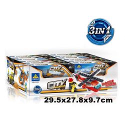 Kazi KY6095 6095 non  6 LOẠI HÌNH SÁNG TẠO ĐÔ THỊ bộ đồ chơi xếp lắp ráp ghép mô hình City Thành Phố 387 khối