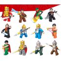JIE STAR 82001 Xếp hình kiểu Lego CLASSIC Romance Of The Three Kingdoms 12 Vị Tướng Tam Quốc Diễn Nghĩa 363 khối