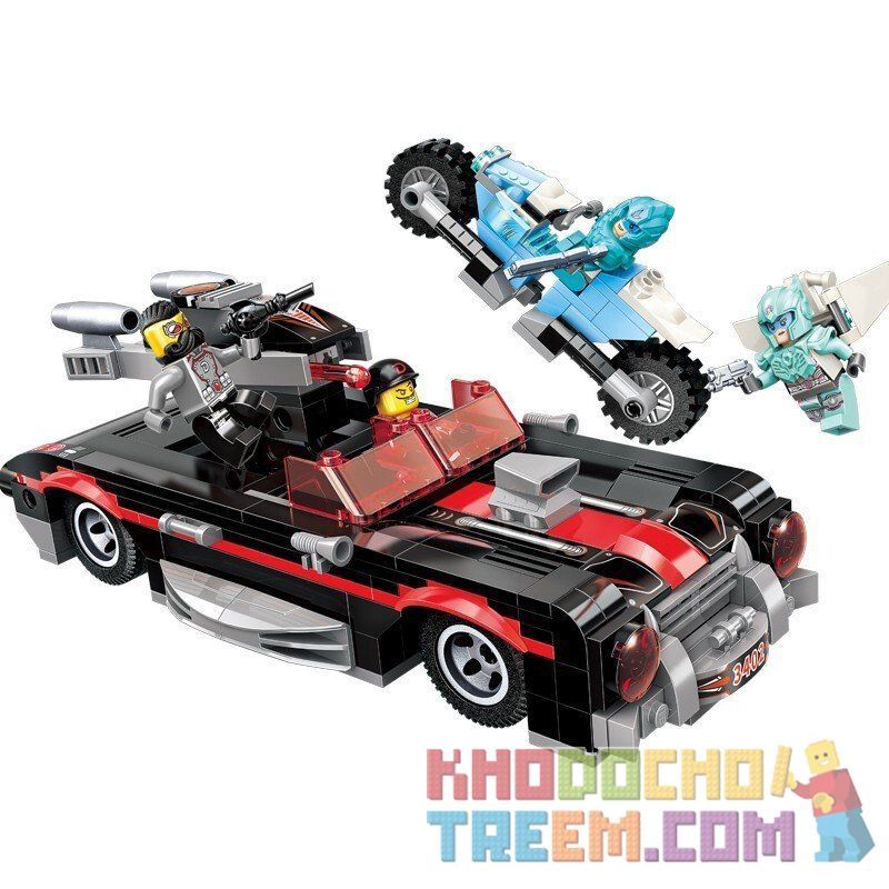 Enlighten 3402 Qman 3402 KEEPPLEY 3402 Xếp hình kiểu Lego POWER SQUAD Shadow Supercar Siêu xe bóng 371 khối Enlighten 3402 Qman 3402 KEEPPLEY 3402 Xếp hình kiểu Lego POWER SQUAD Shadow Supercar Siêu xe bóng 371 khối