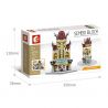 SEMBO WEKKI VIGGI SD6303 6303 non  RẠP CHIẾU PHIM CUNG ĐIỆN bộ đồ chơi xếp lắp ráp ghép mô hình Creator SEMBO BLOCK Sáng Tạo 369 khối