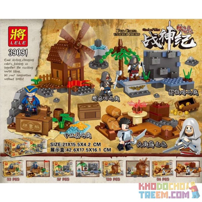 LELE 39091 39091A 39091B 39091C 39091D Xếp hình kiểu Lego GOD OF WAR Tiemu Legend Tips 4 4 Cảnh Nhỏ Của The Legend Of Temujin gồm 4 hộp nhỏ 384 khối LELE 39091 39091A 39091B 39091C 39091D Xếp hình kiểu Lego GOD OF WAR Tiemu Legend Tips 4 4 Cảnh Nhỏ Của The Legend Of Temujin gồm 4 hộp nhỏ 384 khối