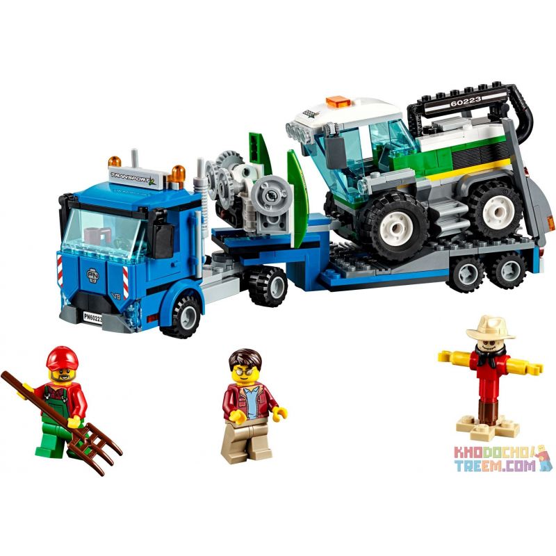 NOT Lego CITY 60223 Harvester Transport Vehicle , LARI 11223 LEPIN 02134 Xếp hình Vận Chuyển Máy Gặt 358 khối NOT Lego CITY 60223 Harvester Transport Vehicle , LARI 11223 LEPIN 02134 Xếp hình Vận Chuyển Máy Gặt 358 khối