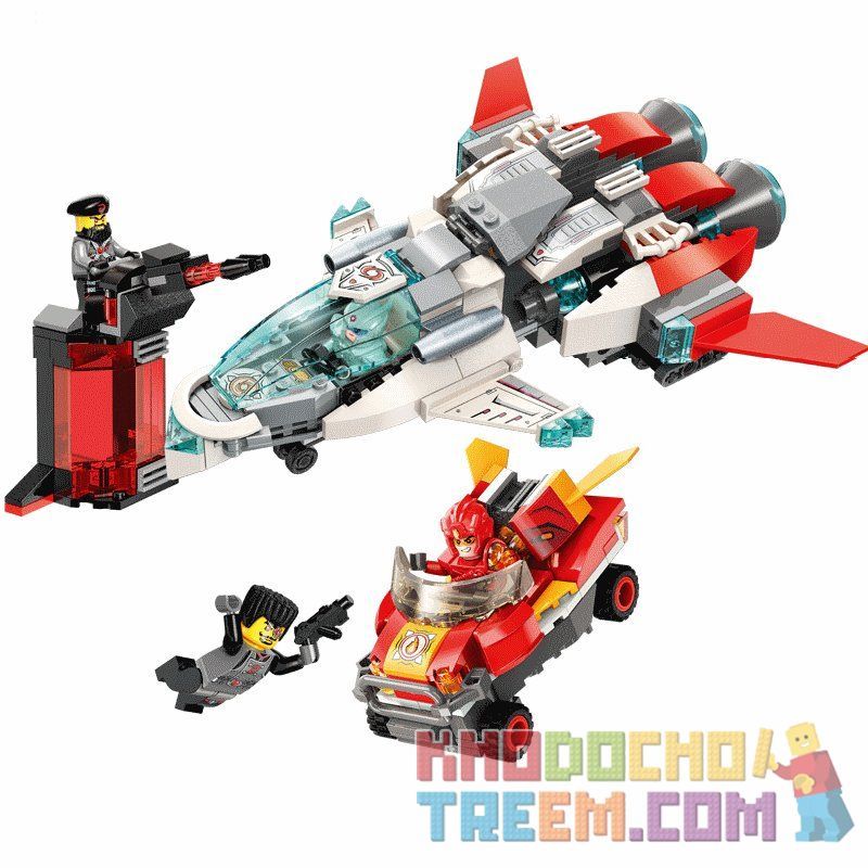Enlighten 3403 Qman 3403 KEEPPLEY 3403 Xếp hình kiểu Lego POWER SQUAD Dazzling Team Blast Jet ô Tô Và Máy Bay Phản Lực 356 khối Enlighten 3403 Qman 3403 KEEPPLEY 3403 Xếp hình kiểu Lego POWER SQUAD Dazzling Team Blast Jet ô Tô Và Máy Bay Phản Lực 356 khối