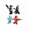 Enlighten 3403 Qman 3403 non  Ô TÔ VÀ MÁY BAY PHẢN LỰC bộ đồ chơi xếp lắp ráp ghép mô hình Power Squad Biệt Đội Siêu Đẳng 356 khối