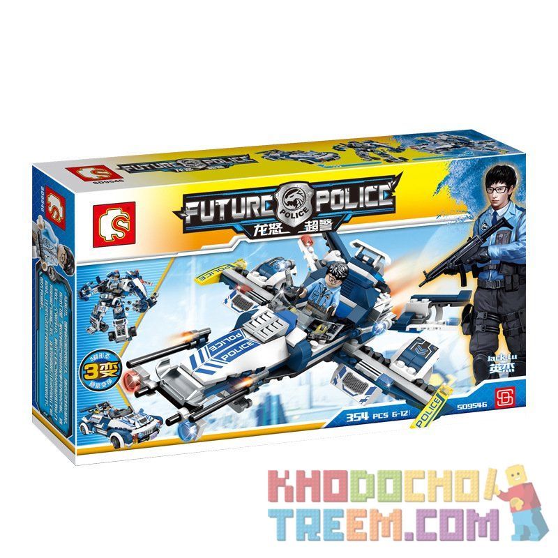 SEMBO SD9546 9546 non  MÁY BAY CHIẾN ĐẤU THEO DÕI TIA CHỚP MECH TẤN CÔNG THÔNG MINH XE CẢNH SÁT TUẦN TRA NHANH 3 THAY ĐỔI bộ đồ chơi xếp lắp ráp ghép mô hình Future Police Cảnh Sát Tương Lai 354 khối SEMBO SD9546 9546 non  MÁY BAY CHIẾN ĐẤU THEO DÕI TIA CHỚP MECH TẤN CÔNG THÔNG MINH XE CẢNH SÁT TUẦN TRA NHANH 3 THAY ĐỔI bộ đồ chơi xếp lắp ráp ghép mô hình Future Police Cảnh Sát Tương Lai 354 khối