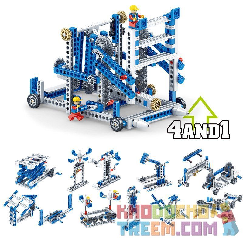Kazi KY1001 1001 non Lego SÁNG CHẾ KIẾN ​​THỨC NHỎ bộ đồ chơi xếp lắp ráp ghép mô hình Technic INVENTOR Kỹ Thuật Công Nghệ Cao Mô Hình Phương Tiện 354 khối