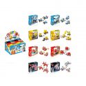 LE DI PIN 16001 Xếp hình kiểu Lego CREATOR 3 IN 1 3合1系列展示盒（8款混装） Hộp Hiển Thị 3 Trong 1 Loạt (8 Loại Hỗn Hợp) 867 khối
